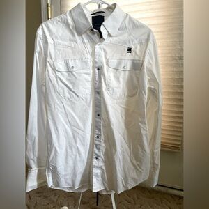 Raw by G Star Snap up Long Sleeve Shirt